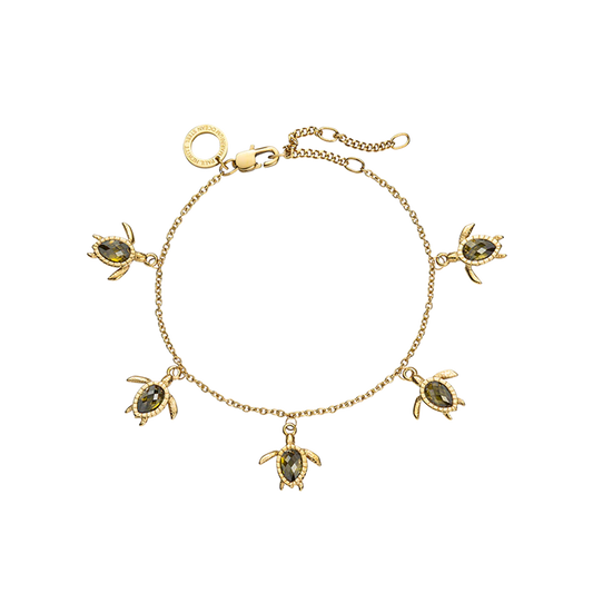 Turtle Armkette Gold