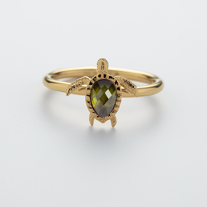 Turtle Ring Gold