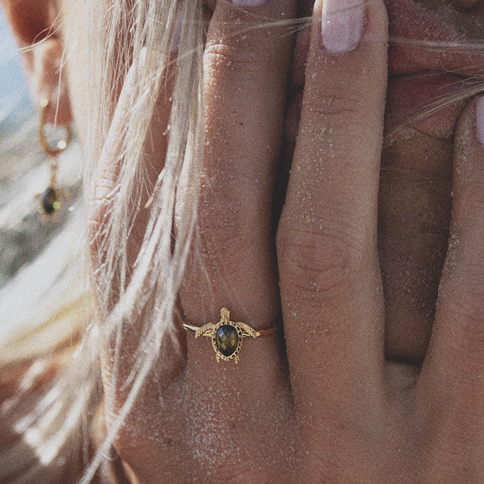 Turtle Ring Gold