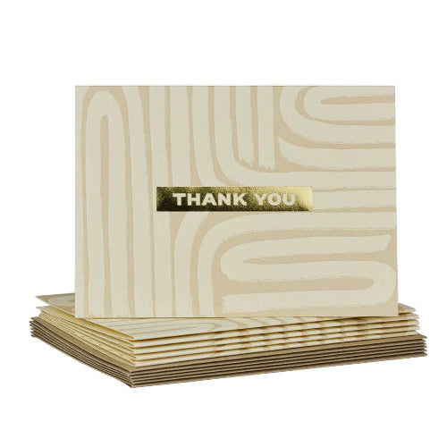 Elum Designs TY, Textured Lines - Boxed Note Cards