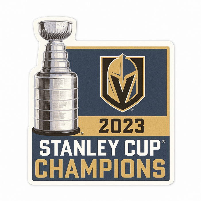 Vegas Golden Knights 2023 Stanley Cup Champions Die-Cut Magnet