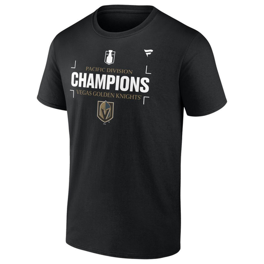 Vegas Golden Knights 2025 Pacific Division Champions Tee - Vegas Team Store