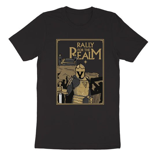 Vegas Golden Knights 2025 Stanley Cup Playoffs Rally for the Realm Tee - Vegas Team Store