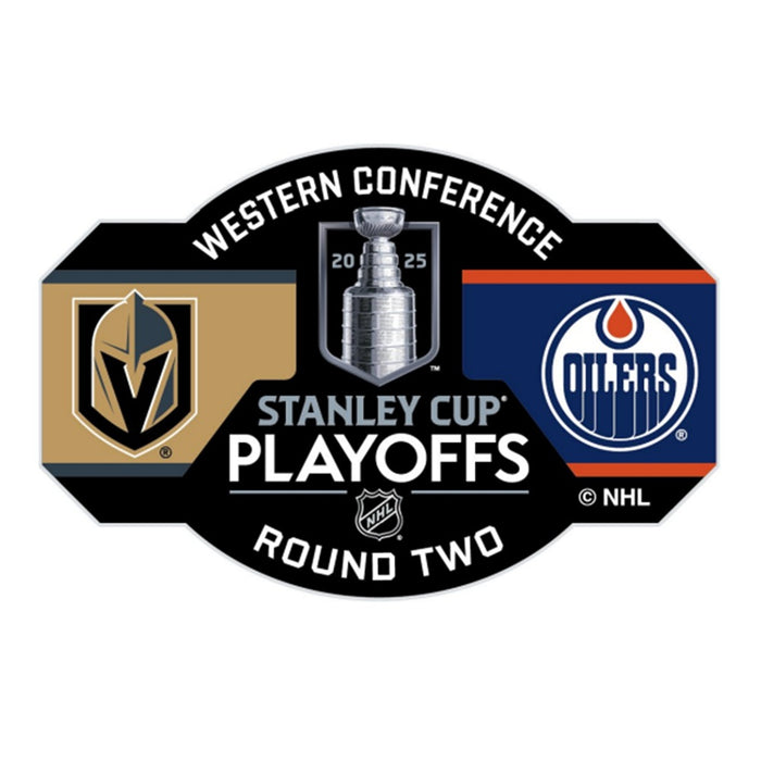 Vegas Golden Knights 2025 Stanley Cup Playoffs Round 2 Dueling Pin - Vegas Team Store