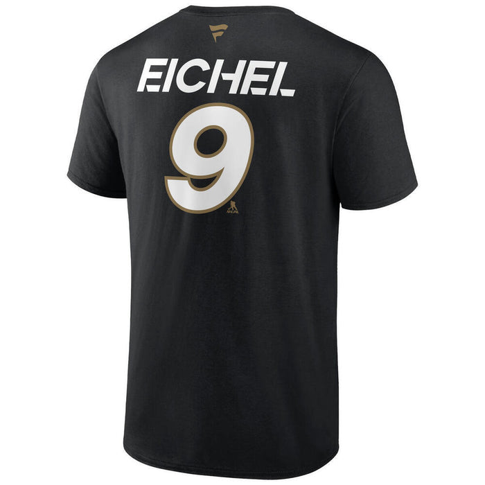 Vegas Golden Knights Authentic Pro Jack Eichel Name & Number Tee - Vegas Team Store