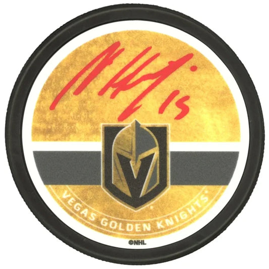 Vegas Golden Knights Noah Hanifin Autographed Hockey Puck