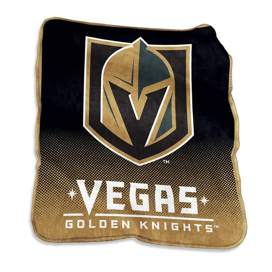 Vegas Golden Knights Primary Logo Raschel Blanket