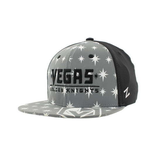 Vegas Golden Knights Primary Reflective Wordmark Cap - Vegas Team Store