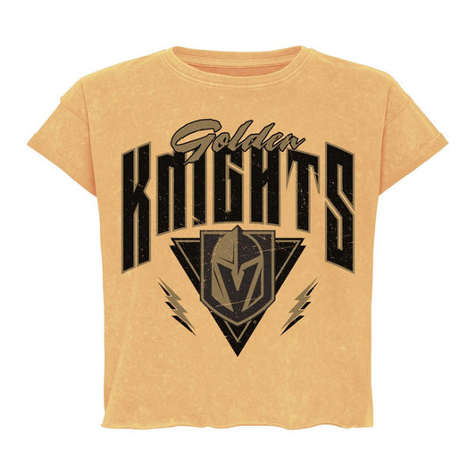 Vegas Golden Knights Women's Primary Cropped Gwen Tee - Vegas Team Store
