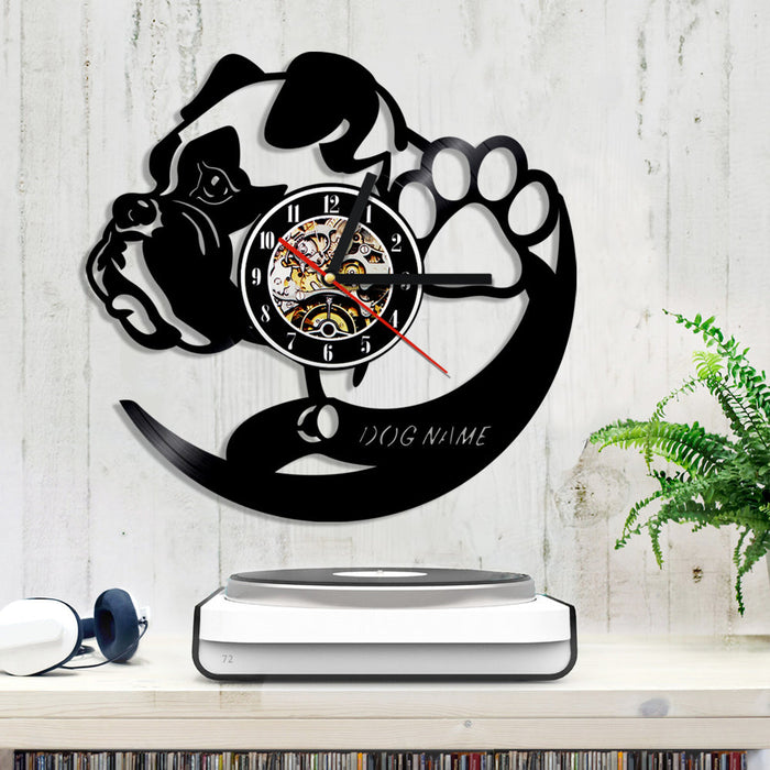 Vinyl German Shepherd Wall Clock