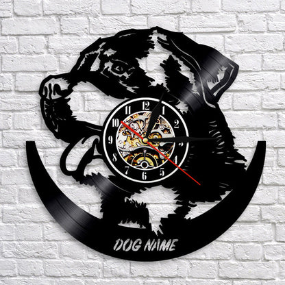 Vinyl German Shepherd Wall Clock