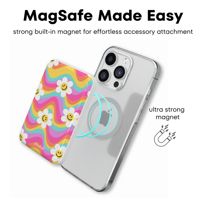 Wavy Daisy MagSafe Power Bank