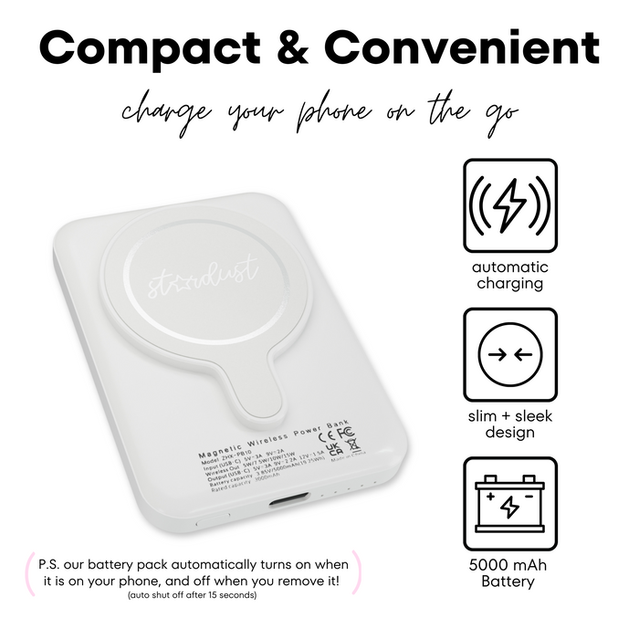 Wavy Daisy MagSafe Power Bank
