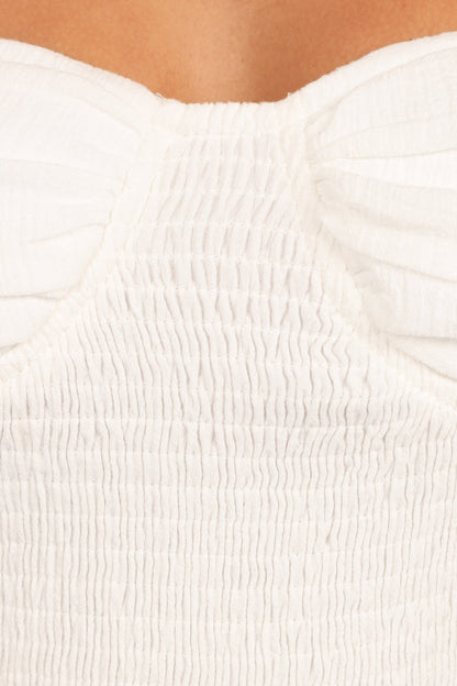 Petal and Pup USA DRESSES Webster Midi Dress - Off White