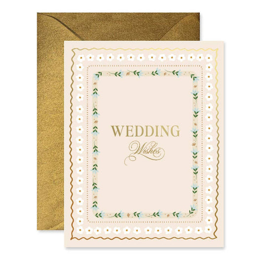 Ginger P. Designs Wedding Album Wishes Greeting Card