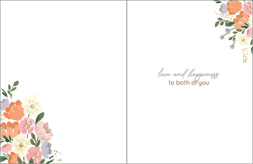 GINA B DESIGNS Wedding Greeting Card - Wedding Bouquet