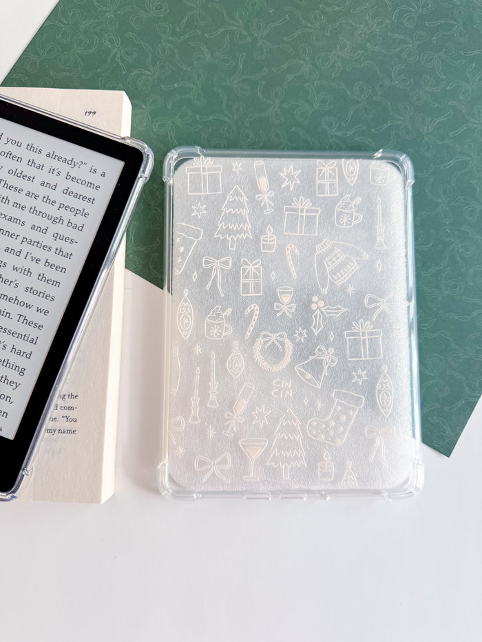 Whimsical Christmas Kindle Paperwhite Case – Holiday E-Reader Cover