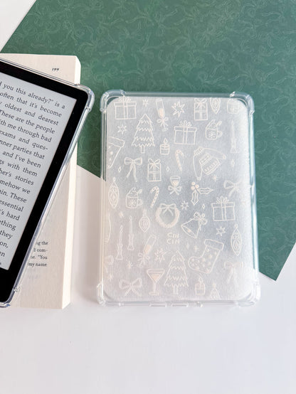 Whimsical Christmas Kindle Paperwhite Case – Holiday E-Reader Cover