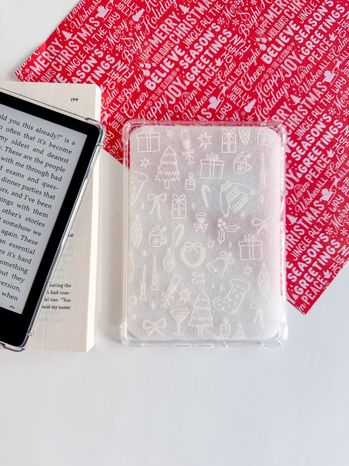 Whimsical Christmas Kindle Paperwhite Case – Holiday E-Reader Cover