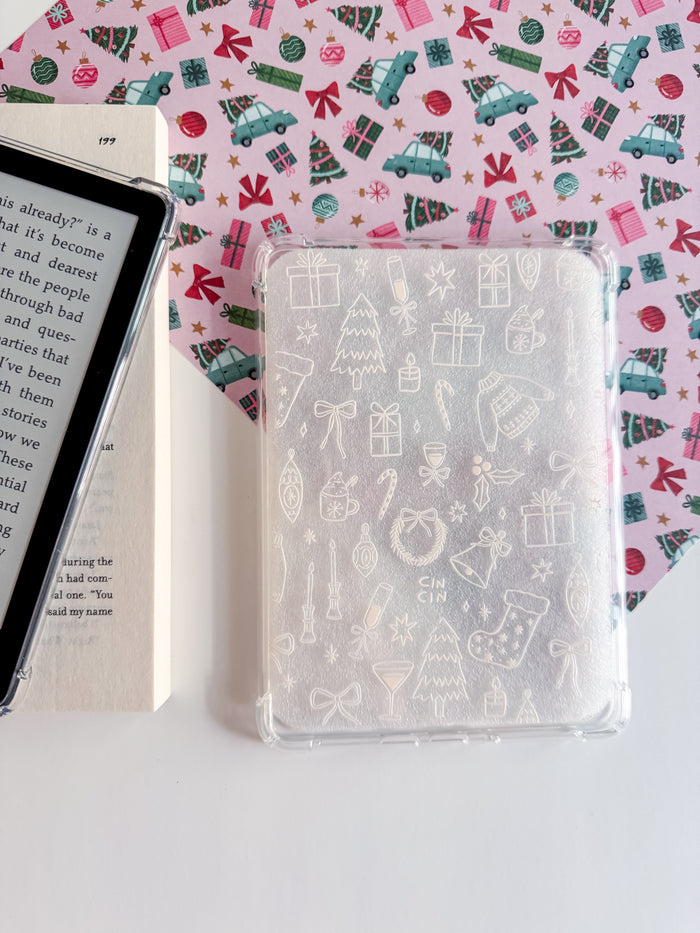 Whimsical Christmas Kindle Paperwhite Case – Holiday E-Reader Cover