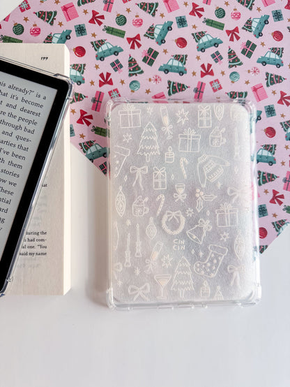 Whimsical Christmas Kindle Paperwhite Case – Holiday E-Reader Cover