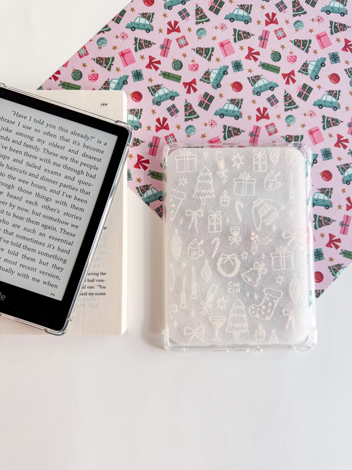 Whimsical Christmas Kindle Paperwhite Case – Holiday E-Reader Cover