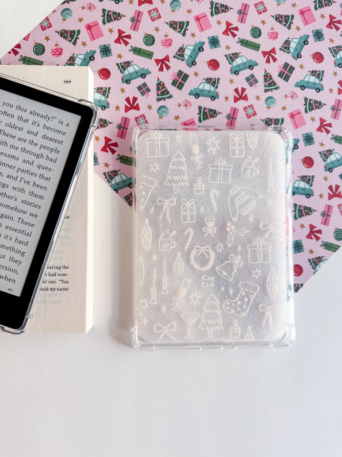 Whimsical Christmas Kindle Paperwhite Case – Holiday E-Reader Cover