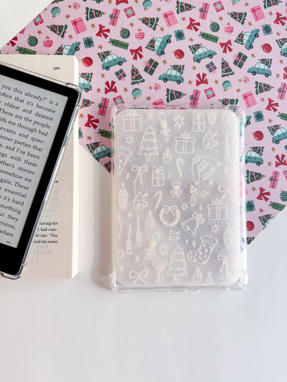 Whimsical Christmas Kindle Paperwhite Case – Holiday E-Reader Cover