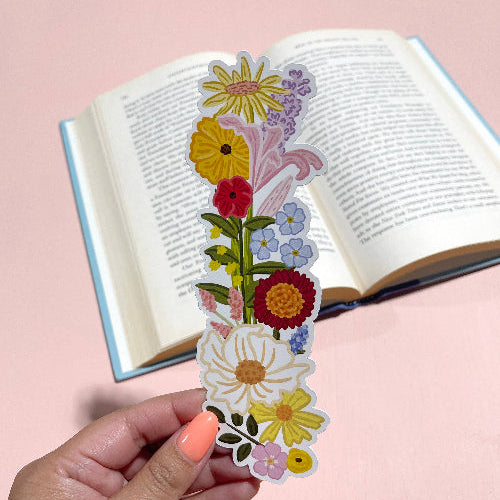 Bloomwolf Studio Wildflowers Die Cut Bookmark