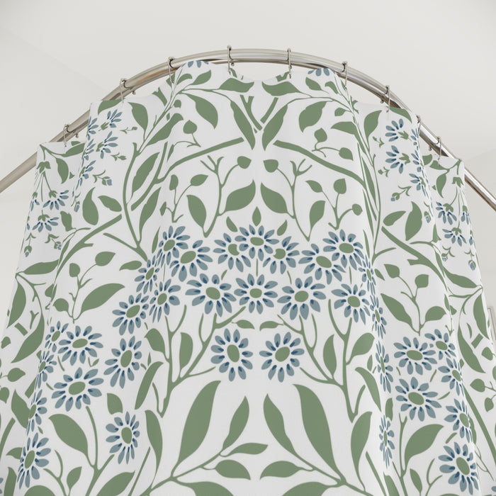 William Morris Floral Shower Curtain