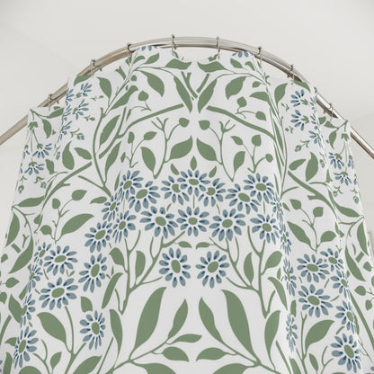 William Morris Floral Shower Curtain