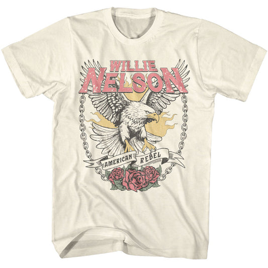 Willie Nelson - Eagle American Rebel Natural T-shirt