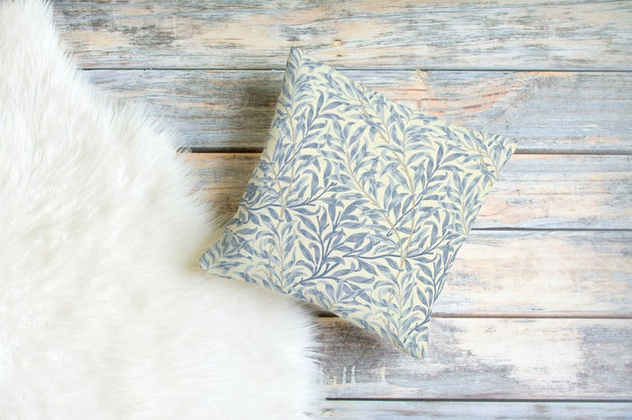 Willow Bough Outdoor Pillows William Morris Blue & Cream