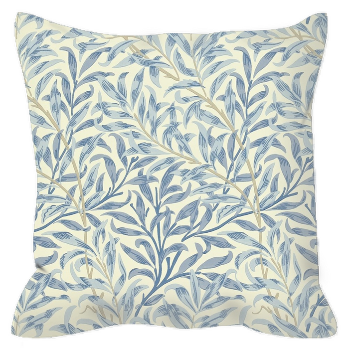 Willow Bough Outdoor Pillows William Morris Blue & Cream