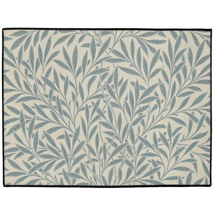 Willow Indoor/Outdoor Floor Mat William Morris Duck Egg Blue