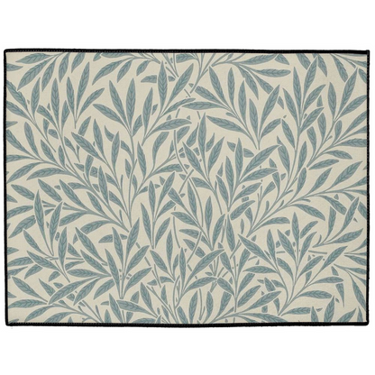 Willow Indoor/Outdoor Floor Mat William Morris Duck Egg Blue