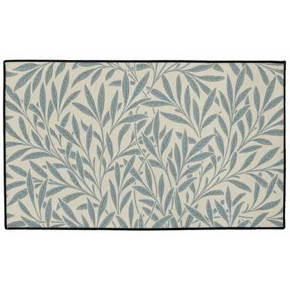 Willow Indoor/Outdoor Floor Mat William Morris Duck Egg Blue