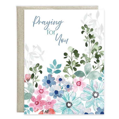 GINA B DESIGNS With Scripture Thinking of You Greeting Card - Hopeful Flwrs