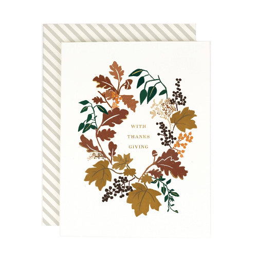 Amy Heitman Single Card With Thanksgiving Greeting Card