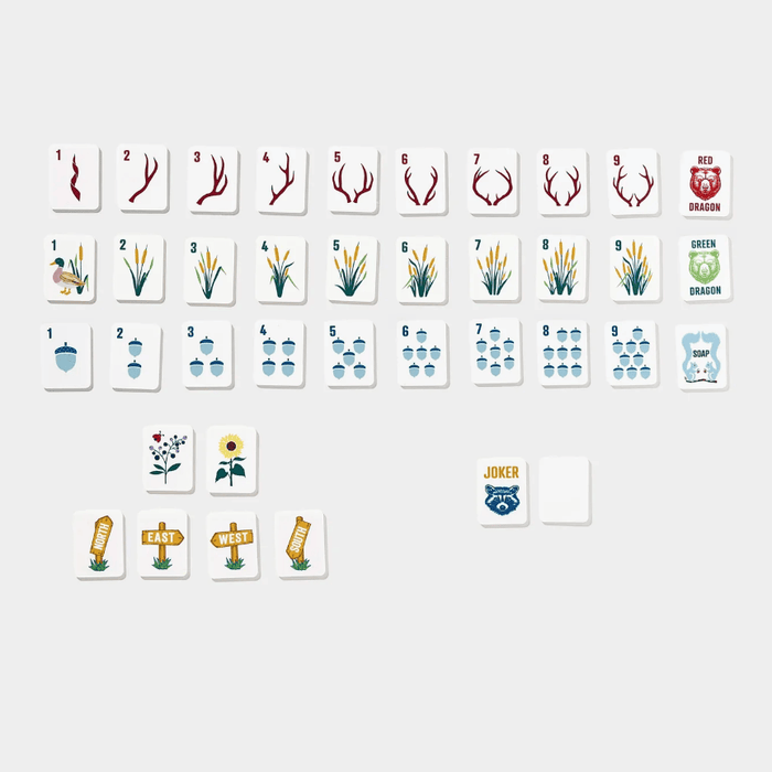 Mini Mahjer Woodlands Edition: Mini Mahjer Complete Set