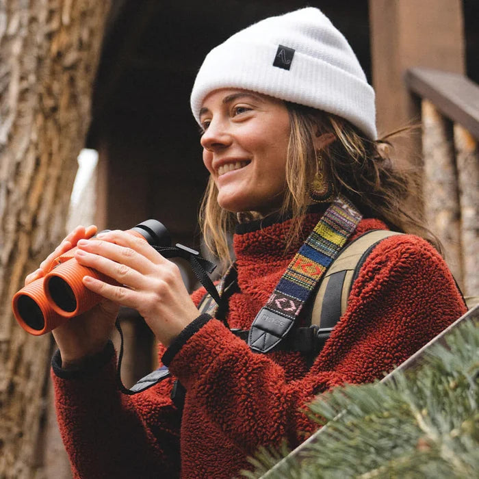 Comfy and stylish cotton woven tapestry outer layer
Durable and strong polyester base layer
Compatible with all Nocs optics
Adjustable Wrist Sinch&nbsp;&nbsp;
Quick Release Clip
Designed for Max Grip And Protection
No-Matter-What Lifetime Warranty
