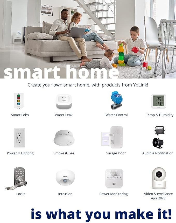 smart home create your own smart home, with products from yolink