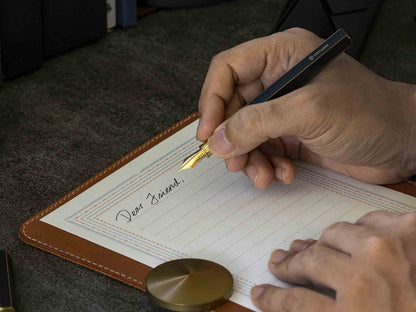 Ystudio Revolve Fountain Pen - Brass