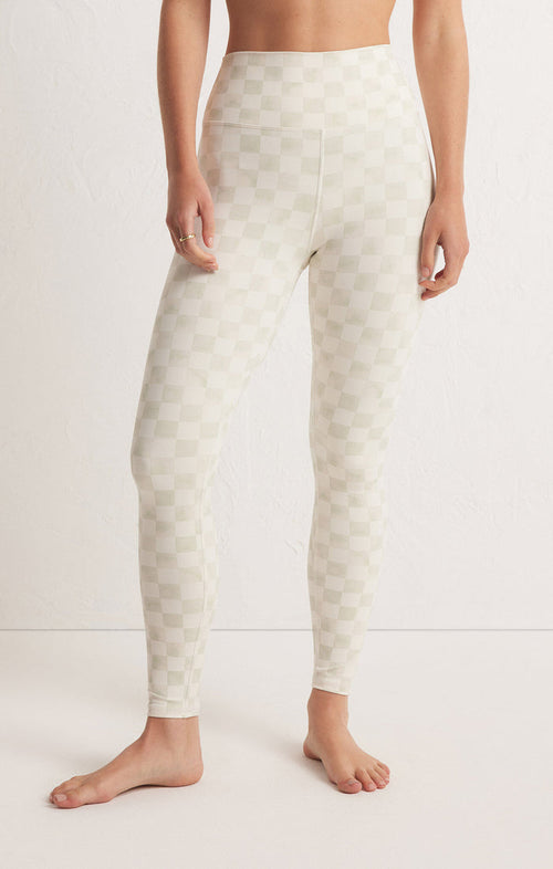 olive crush check make 7/8 pocket legging z supply active